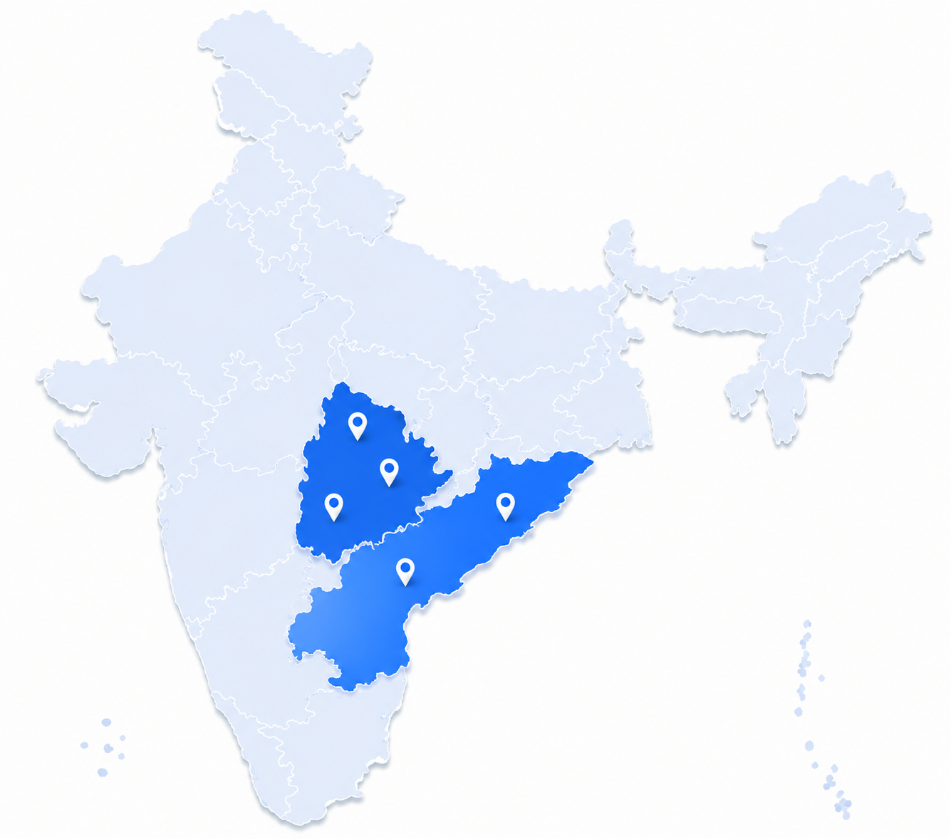 India Reach Map